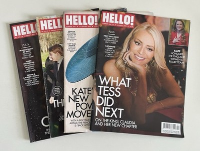 Lot 4 UK HELLO! Magazine Issues No 1823 No 1824 No 1825 No 1826 January 2026