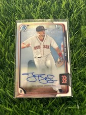 2015 Bowman Chrome Prospect Autographs #BCAPJBE Jordan Betts Red Sox A99