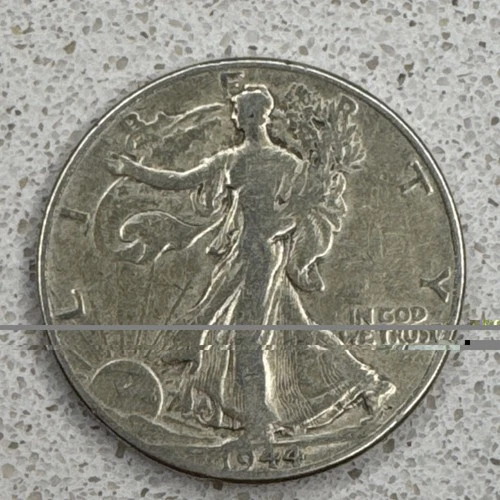 Liberty Walking Half Dollar 1944 Silver 50C Business Strike US Coin