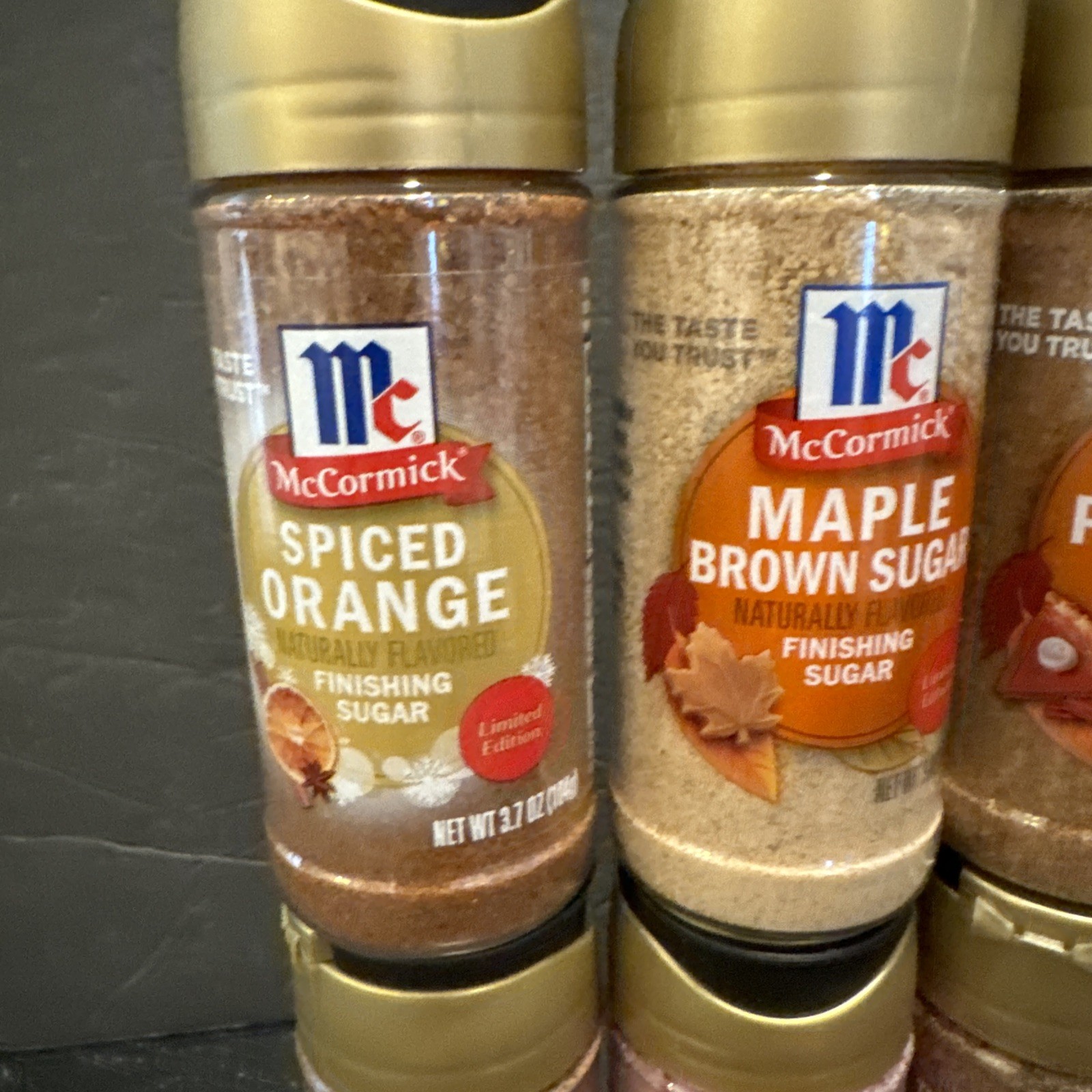 2025 McCormick Finishing Sugars Limited Edition Complete Set Of 8 Holiday Baking