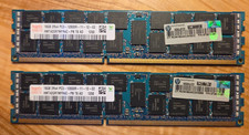 32GB LOT of 2x Hynix 16GB PC3-12800R DDR3 2Rx4 ECC Server Memory HP 672612-081