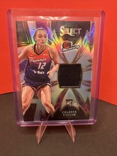 Celeste Taylor RC- 2024 Panini WNBA Select Purple/ Gold Prizm Swatch #4 Mercury