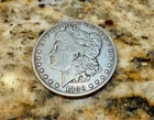 1880-O Morgan Silver Dollar - 90% Silver - Circulated - No Reserve