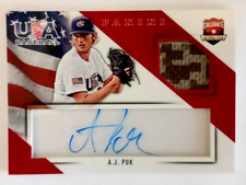 2015 Panini USA Baseball Box Set #18 A.J. Puk (RC) Jersey Relic/Auto #75/99!