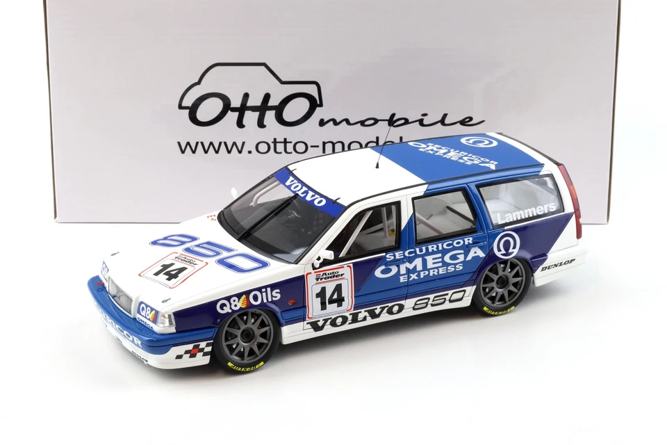 1:18 OTTO mobile OT482 Volvo 850 Estate BTCC 1994 Jan Lammers #14 white/ blue