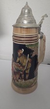 Chope à bière ancienne.  Poinçon 