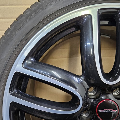 1x Llanta de aluminio original MINI Countryman F60 JCW 8x19 ET47, 6856035 Course Spoke 523 - Imagen 2 de 23