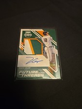 2021 Panini Elite Extra Edition - Future Threads Signatures Zack Gelof Green 5/5