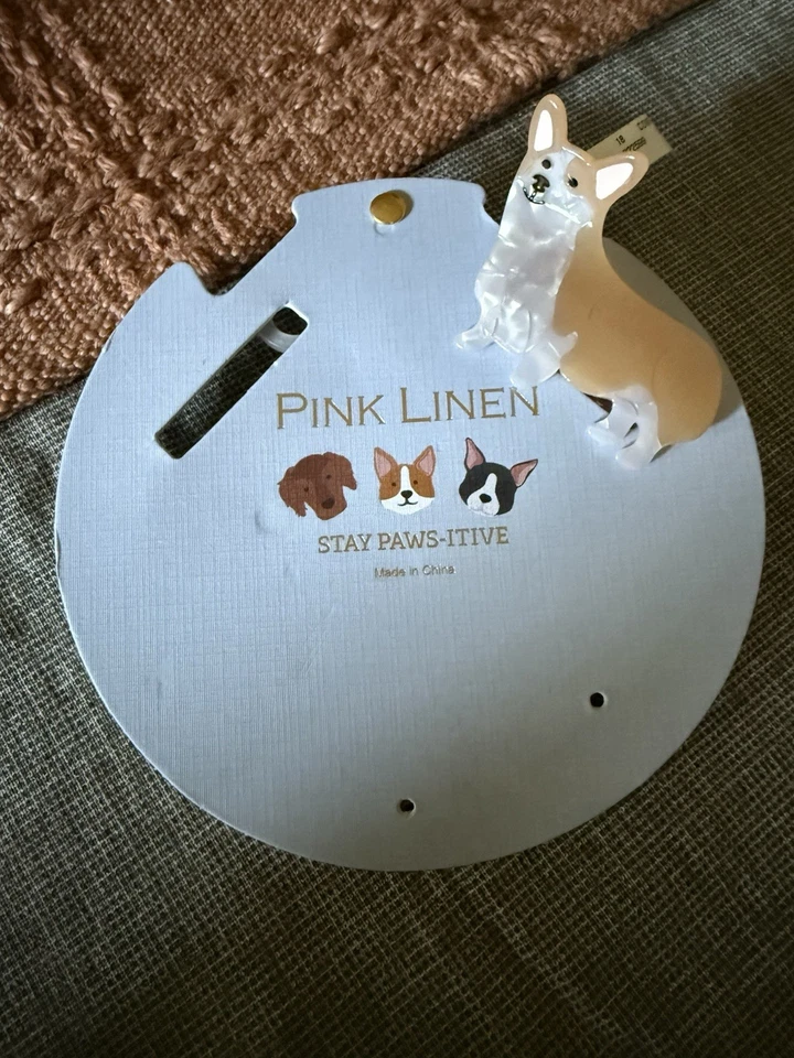 Pinza de pelo de plástico para perro Corgi nueva con etiquetas Foto 2 de 4