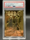 1995 Upper Deck 23K Gold Michael Jordan 20,594/25,000 Baseball On Back PSA7