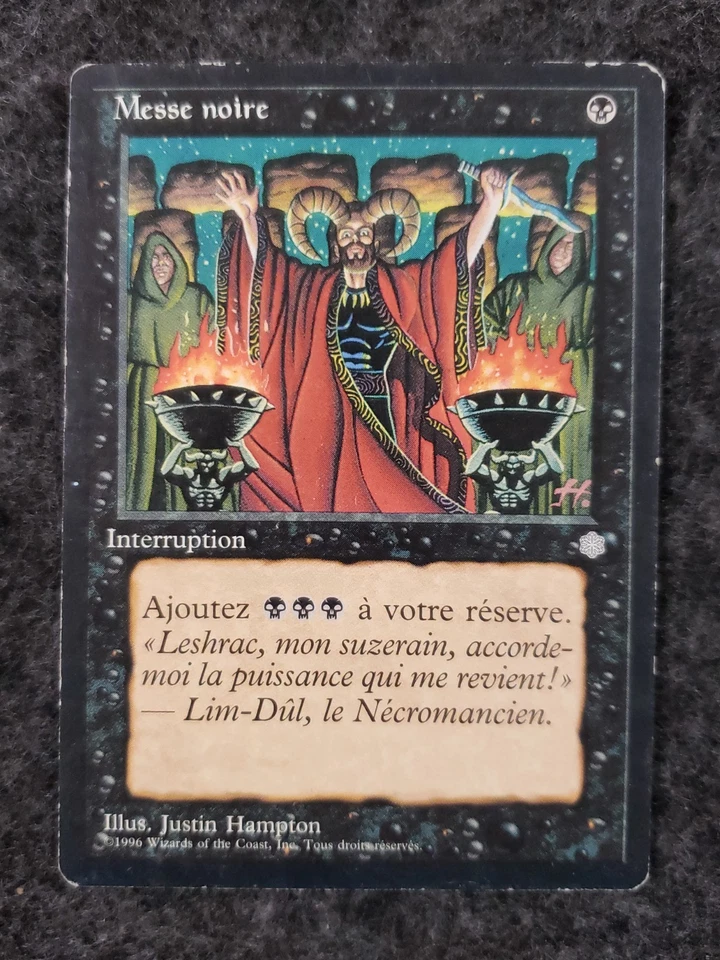 MTG German  Messe noire ( Dark Ritual ) LP MTG Magic ICE AGE .........(DS3D1L5) - Image 3 of 4