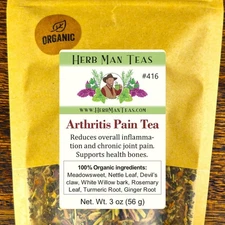 ARTHRITIS PAIN TEA - a proven blend for joint pain, arthritis & stronger bones