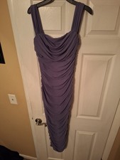 Pretty garden new tags medium beautiful purple evening gown that moves and stret