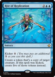Rite of Replication 711 Rare Foundations Foil NM