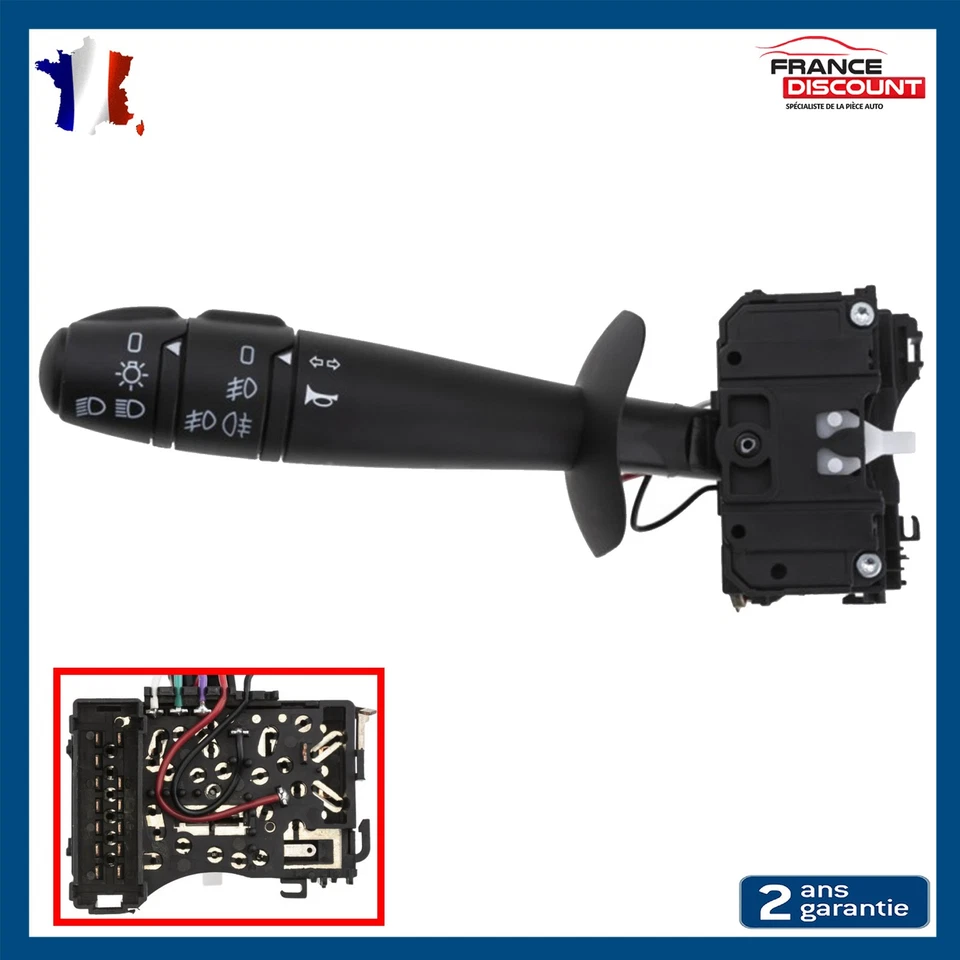 Commodo Commutateur Phares Klaxon pour RENAULT TWINGO 2 (2007-2014) 7701072110 - Photo 1/4