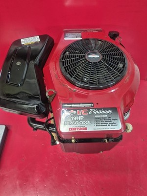 BRIGGS & STRATTON 19 HP. PLATINUM I/C OPPOSED TWIN ENGINE-GOOD RUNNING