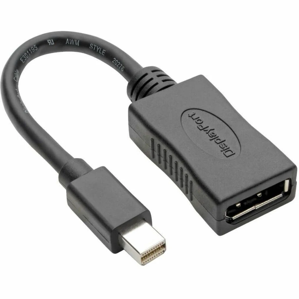 Keyspan Mini DisplayPort to DisplayPort Adapter-4K x 2K @ 60 Hz, Keyspan, Black, - Image 2 of 4