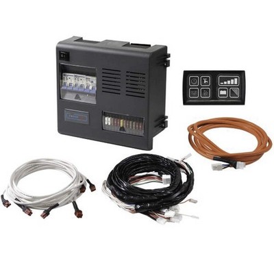 Transporter Umbau Elektroverteiler und Kabelbaumsatz mit Bedienfeld
