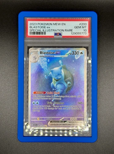 Blastoise ex 200/165 Sv: Scarlet & Violet 151 PSA 10