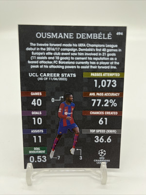 2023-24 Topps Match Attax Uefa Club Competitions - Black Edge