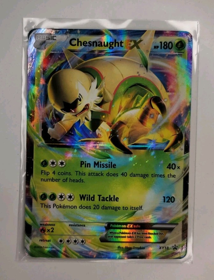 Chesnaught EX XY18 XY Promo LP Holo English  Pokémon TCG 