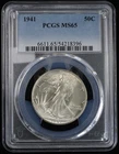 1941 Walking Liberty Half Dollar 50c- PCGS MS 65