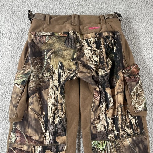 Cabela's Herter's Mossy Oak Fleece Lined Hunting Pants Size Medium Camo Hunting - Picture 9 of 16