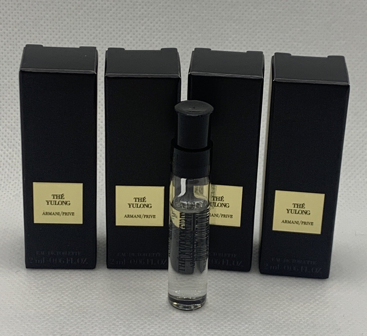 4 x Giorgio Armani Prive THE YULONG Eau De Toilette 2ml/0.06oz