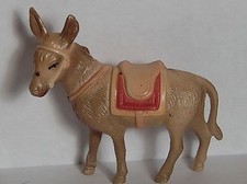 VINTAGE CELLULOID BURRO DONKEY TOY GR8 CONDITION DETAIL VISCOLOID