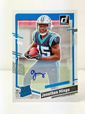 2023 Donruss #312 JONATHAN MINGO Auto Rated Rookie RC SP Carolina Panthers