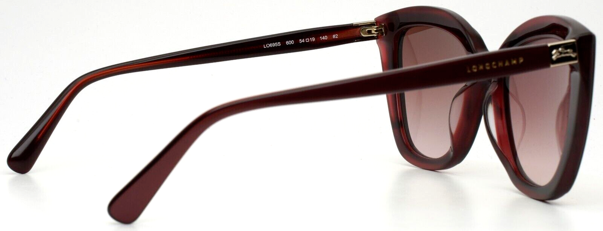 NWOT Longchamp LO695S 600 Women\'s Metallic Red Sunglasses Sunglasses Red - Plant Based Resin | Longchamp US main image 3