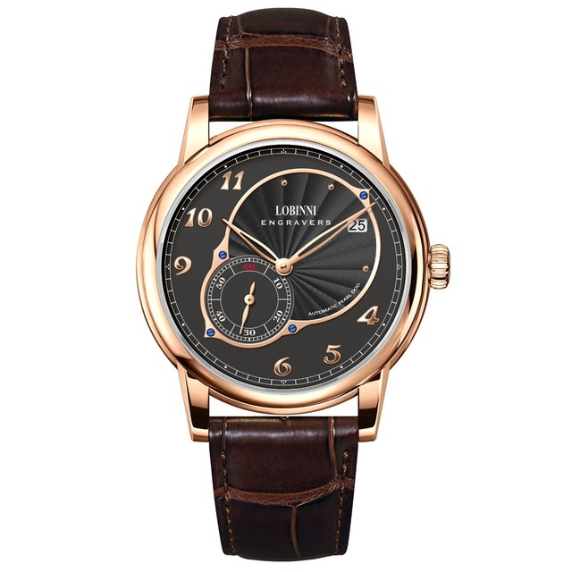 Lobinni Mens Luxury Watches Automatic Ulththin Mechanical Wristwatch Small Rotor Lobinni Mens Luxury Watches Automatic Ulththin Mechanical Wristwatch Small Rotor