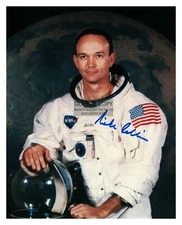MICHAEL COLLINS APOLLO 11 NASA ASTRONAUT AUTOGRAPHED 8X10 PHOTO REPRINT