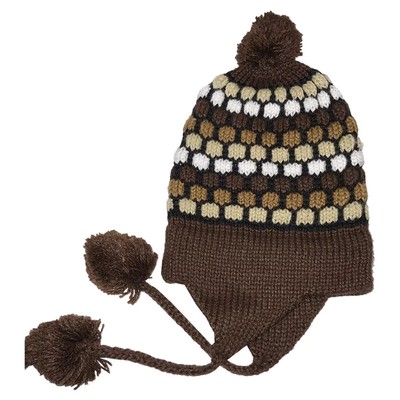 New Peru Peruvian Alpaca Trendy Handmade Soft Knit Chullo Beanie Hat