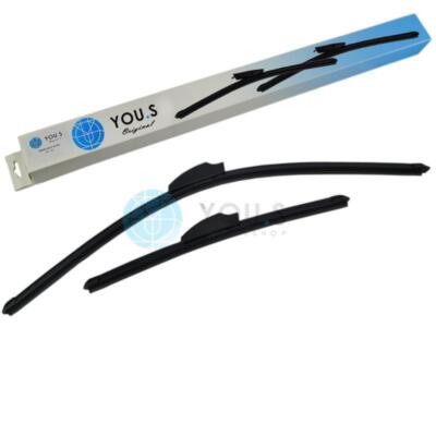 Heyner Germany Spazzole Tergicristallo Ibride 53 Cm | Aerodinamiche HH2323H | Set 2 Pezzi Con Adattatori