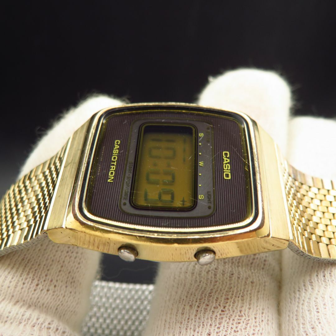 Rare Casiotron Digital Men's Watch Vintage 76CGS-41 Working Rare Casiotron Digital Men's Watch Vintage 76CGS-41 Working
