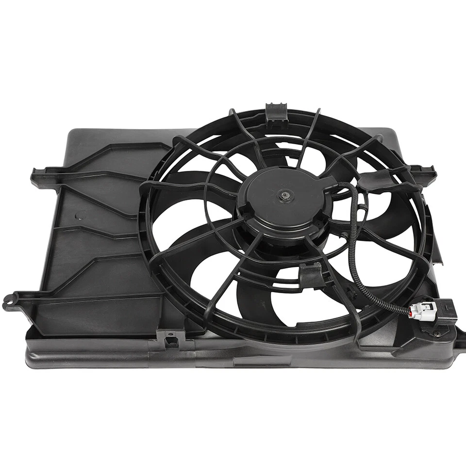Electric Radiator Fan Assembly Fits 2010-2015 Hyundai Tucson 11-16 Kia Sportage Foto 4 de 4