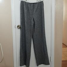 Talbots Blue Heathered Wide Leg Pants Size 6