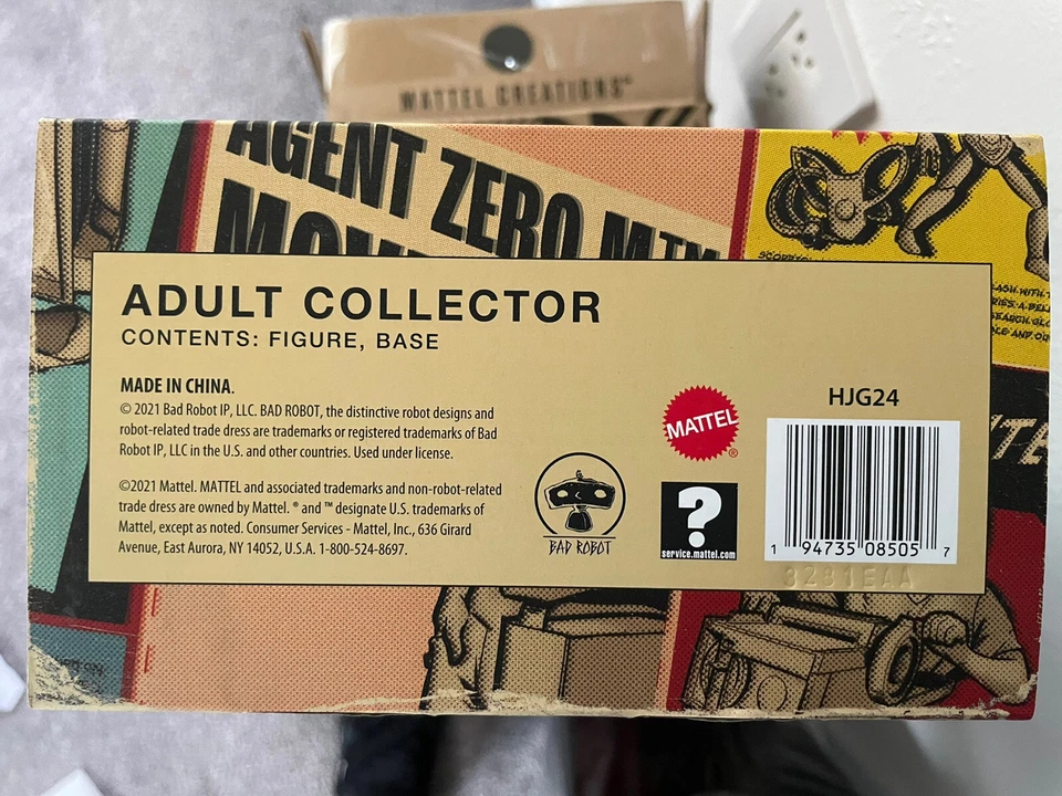 SDCC 21 BAD ROBOT PREMIUM FIGURA DE ACCIÓN MATTEL CREACIÓN EN MANO LIMITADA NUEVO Foto 4 de 4