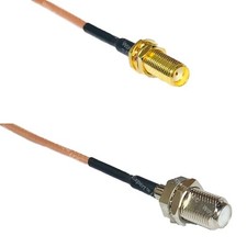 RG316 SMA Female Long to F FEMALE RF Cable Rapid-SHIP LOT