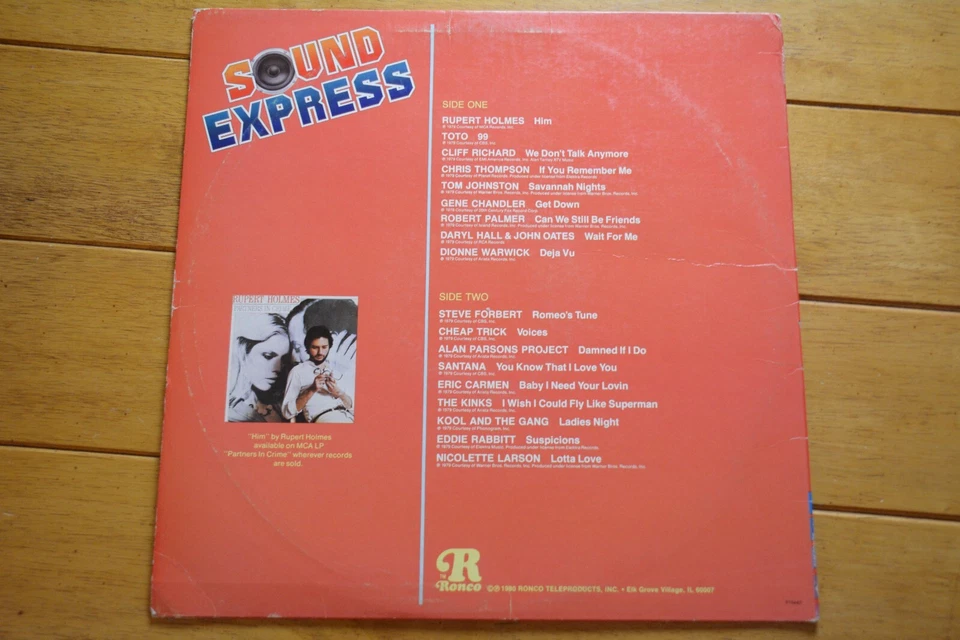 ROCNO SOUND EXPRESS LP 12" VINYL RECORD G+ VARIOUS COMPILATION [47] - Image 2 of 4