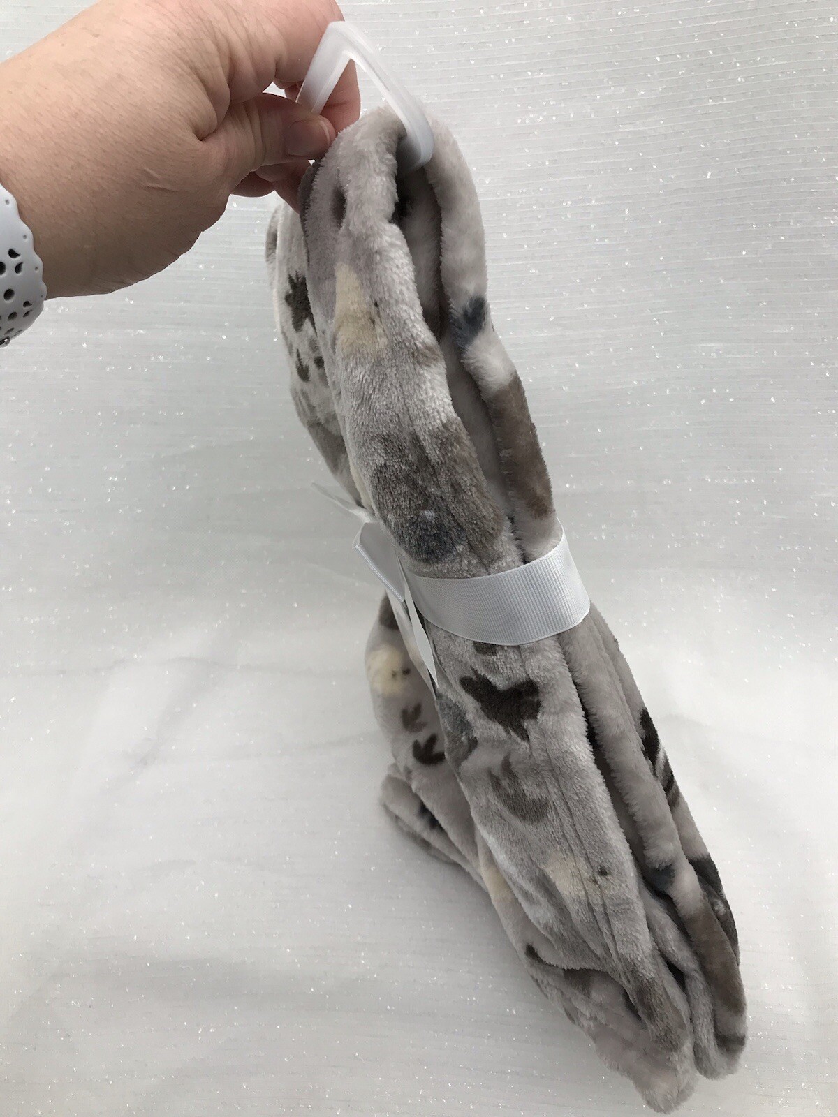 Dreamgro Boys Dinosaur Baby Blanket Security Lovey Plush Brown Gray Dream Gro