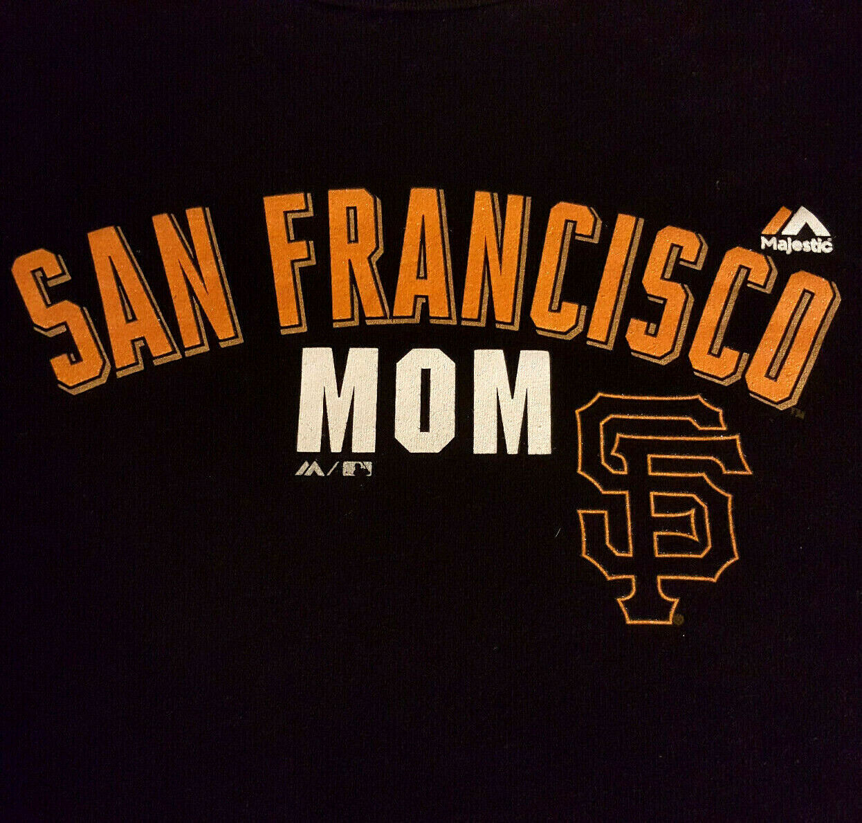 San Francisco Giants MOM T Shirt Womens 4XL EUC SF MLB Baseball