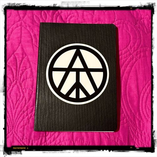 HOUSE OF ROD ® Anarchy Peace Journey Journal Blank Art Sketchbook White Pages - Afbeelding 1 van 7