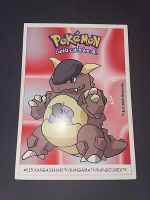 KANGOUREX KANGASKHAN #115 - POKEMON DUNKIN BOOMER SEHR GUTER ZUSTAND