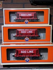 Rare Uncataloged Lot Of 3 Lionel 26423 SOO LINE Ore Car w/ Load New New in Boxes