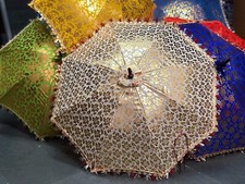 Wholesale lot Indian Decorative Sun Umbrella Parasol Bohemian 10 pcs