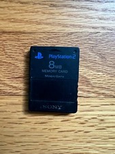 Sony PlayStation 2 8MB Memory Card - Black - SCPH-10020