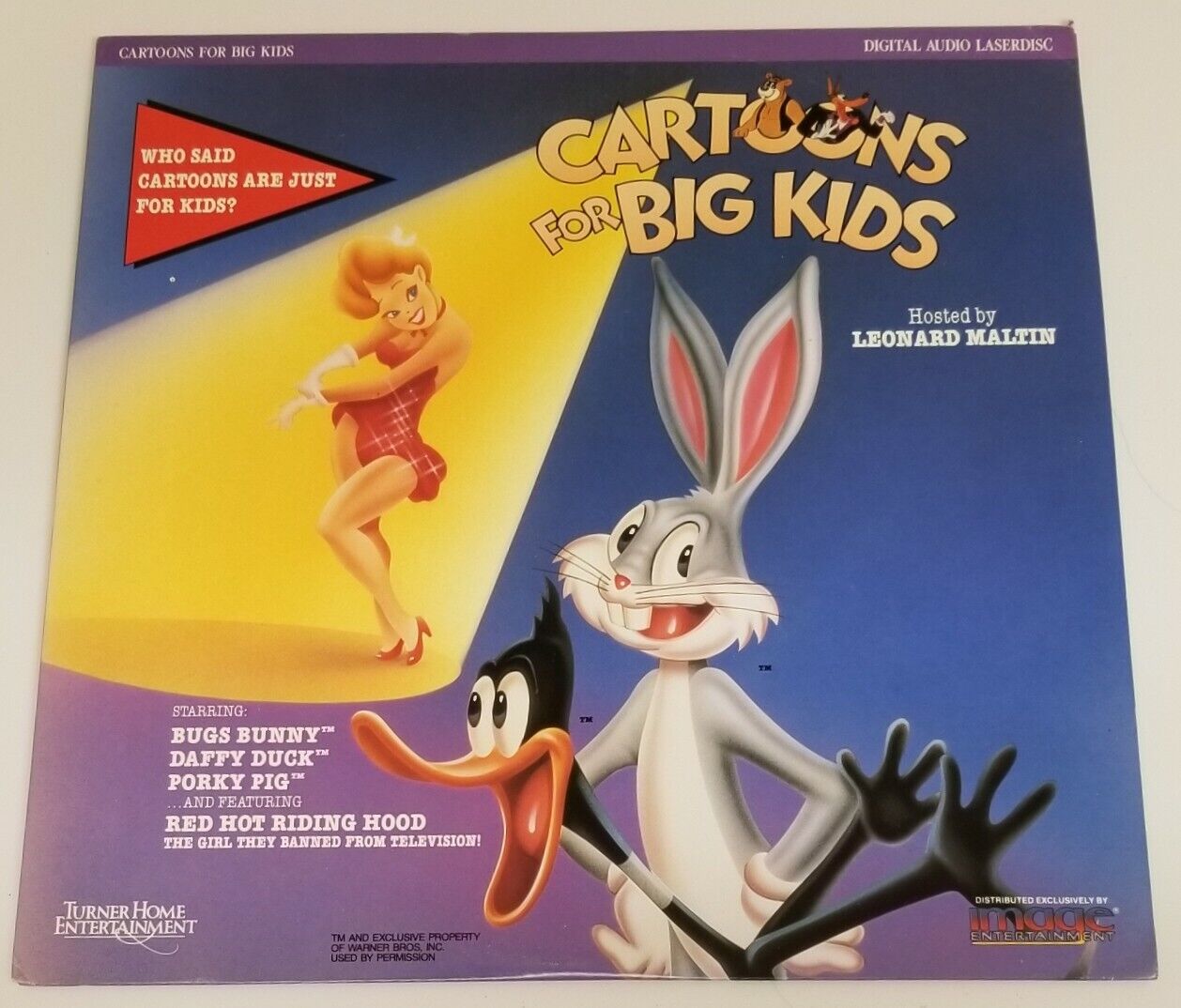 Cartoons for BIG KIDS Red Hot Riding Hood Bugs BUNNY Porky PIG Laserdisc  Anime 14381834963 | eBay