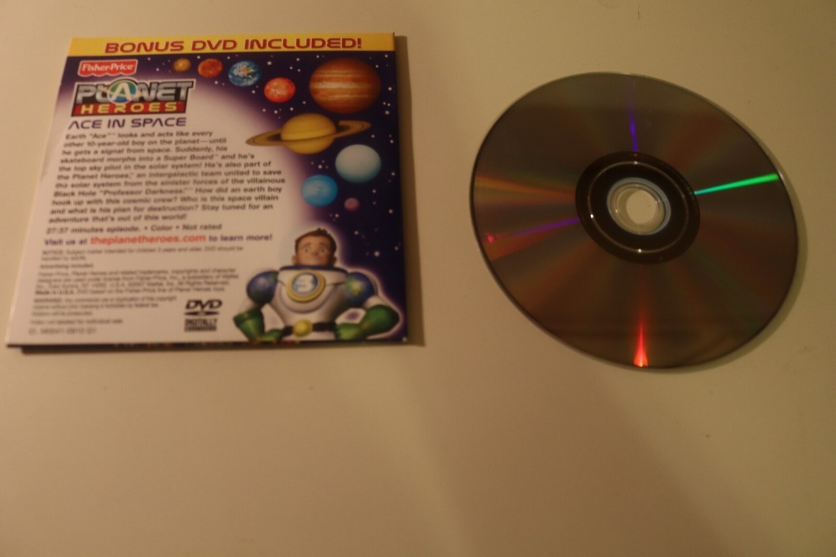 Fisher-Price Planet Heroes ACE IN SPACE, Movie DVD 2007. NO BONUS